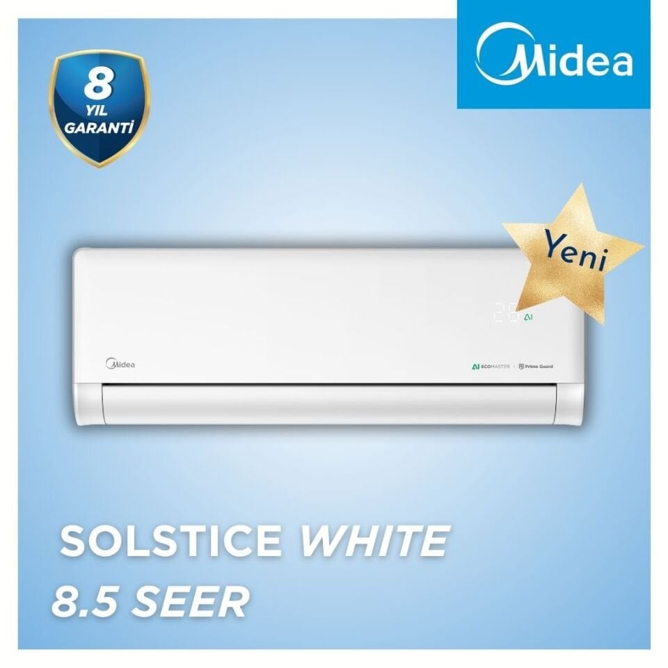 Midea Solstice White EZ-09RD6-I Duvar Tipi 9.000 Btu İnv. Klima (A+++ Enerji)